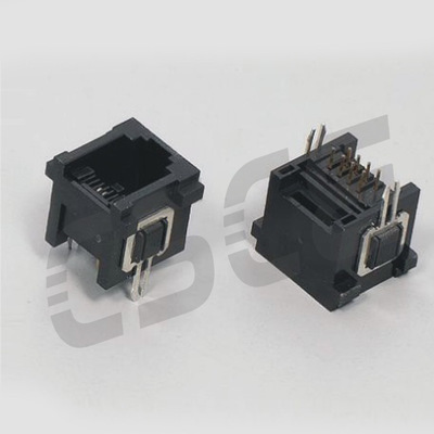 【【乐清厂家】畅销电脑连接器 RJ45插座带8P转180度连接插座】价格,厂家,图片,连接器,乐清市世创电子-